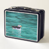 アラスカ、復活ベイのプフィン メタルランチボックス (裏面)