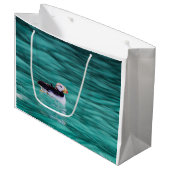 アラスカ、復活ベイのプフィン ラージペーパーバッグ (正面アングル)