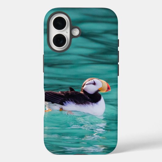 アラスカ、復活ベイのプフィン Case-Mate iPhoneケース (裏面)