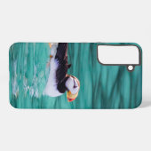 アラスカ、復活ベイのプフィン SAMSUNG GALAXYケース (裏面横)