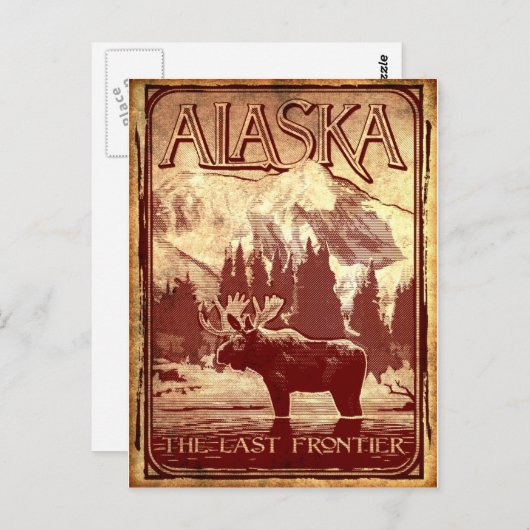 アラスカ – 最後のフロンティア ポストカード (正面/裏面)