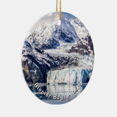 アラスカ，氷河の湾，クルージング, セラミックオーナメント (右)