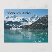 アラスカ，氷河ベイ ポストカード (正面)