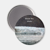アラスカ，氷河ベイ マグネット (正面/裏面)