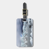 アラスカ – 氷河 ラゲッジタグ (正面縦)