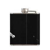 アラスカ（白黒） フラスク (裏面)