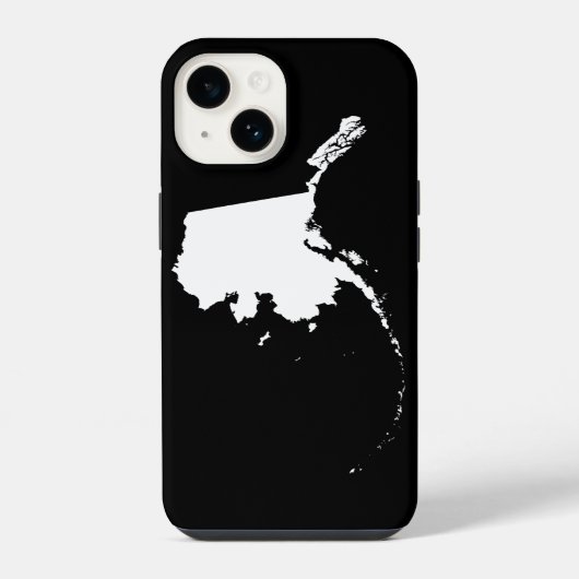 アラスカ（白） iPhoneケース (裏面)