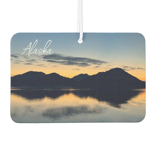 アラスカ – 真夜中の太陽の国 カーエアーフレッシュナー (正面)