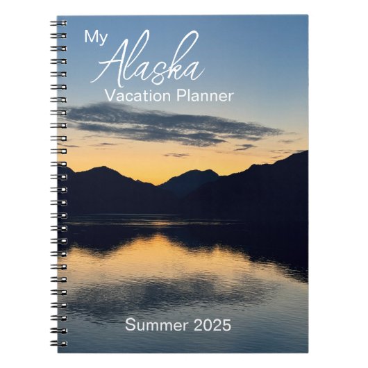 アラスカ – 真夜中の太陽の国 ノートブック (正面)