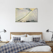 アラスカ、金ゴールドラッシュ時にチコート越し キャンバスプリント (インサイチュ (寝室))