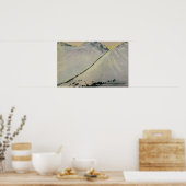 アラスカ、金ゴールドラッシュ時にチコート越し ポスター (キッチン)