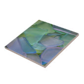 アラスカ,青いビーチガラスの山 タイル (側面)