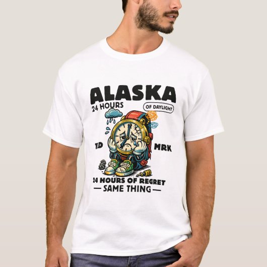 アラスカ:24時間の白昼 Tシャツ (正面)