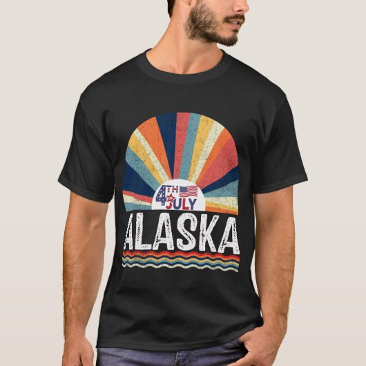 アラスカ 7月4日 Tシャツ (正面)