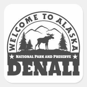 アラスカ。 Denali国立公園およびジャム スクエアシール