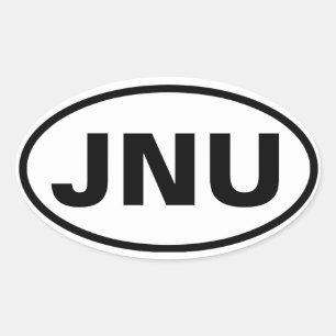 アラスカ「JNU」のフォージュノー 楕円形シール