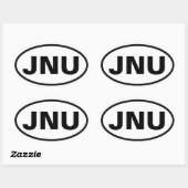 アラスカ「JNU」のフォージュノー 楕円形シール (シート)