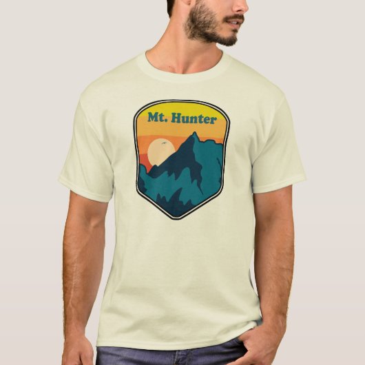 アラスカ Mt. Hunter サンライズ Tシャツ (正面)