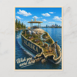 アラスカ | Wish You Were Here | ステートシリーズ ポストカード