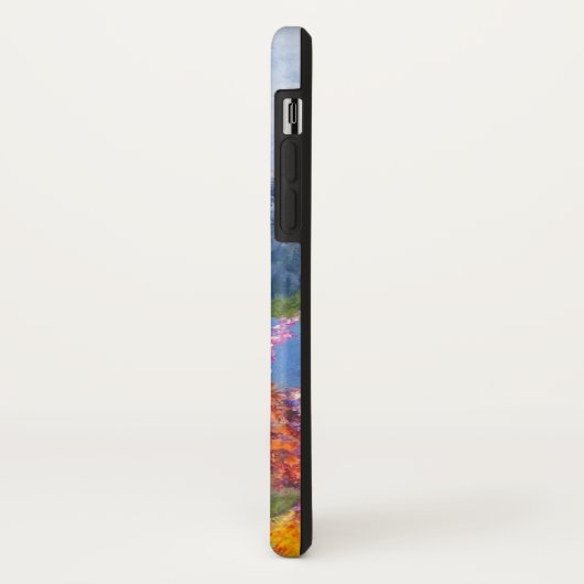 アラスカFireweed Mountain iphone Xタフケース Case-Mate iPhoneケース (裏面/左)