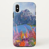 アラスカFireweed Mountain iphone Xタフケース Case-Mate iPhoneケース (裏面)