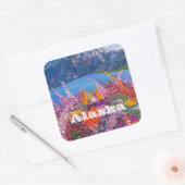 アラスカFireweedvSticker スクエアシール (封筒)