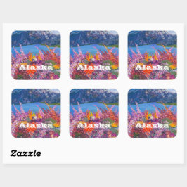 アラスカFireweedvSticker スクエアシール