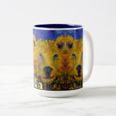 アラスカPeekaBear 15ozコーヒーマグ ツートーンマグカップ (正面右)