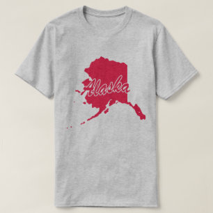 アラスカTシャツの州 Tシャツ