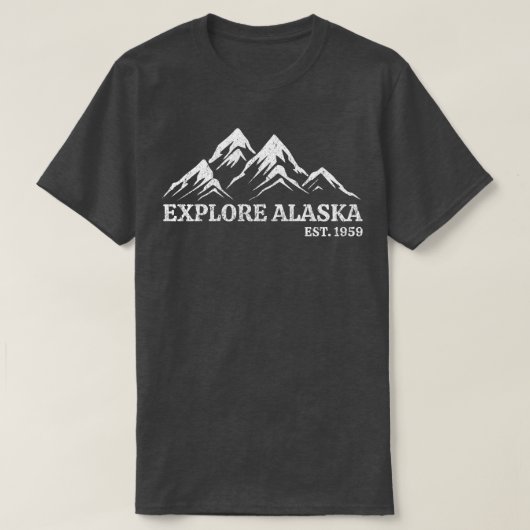 アラスカTシャツの探索 Tシャツ (デザイン正面)