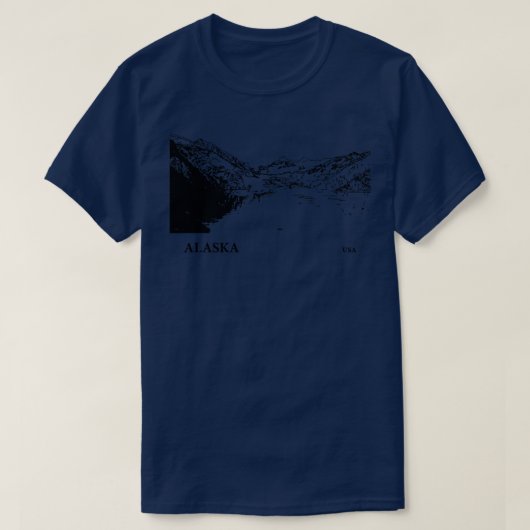 アラスカUSA Tシャツ6 Tシャツ (デザイン正面)