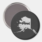 アラスク誇りを持った州ルートマップ概要ロッキーマップAK マグネット (正面/裏面)