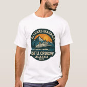アラスパーソナライズされたクルーズ記念日 Tシャツ (正面)