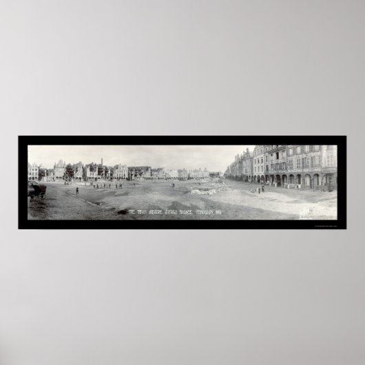 アラスフランスススクエアフォト1919 ポスター (正面)