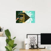 アラスロシアのカ州セント・マイケルにあるBlock House ポスター (ホームオフィス)