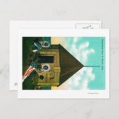 アラスロシアのカ州セント・マイケルにあるBlock House ポストカード (正面/裏面)