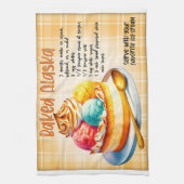 アラス焼いたカレシピ キッチンタオル (縦)