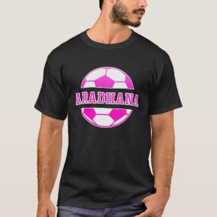 アラダナ名女子サッカー遊サッカースポーツFa Tシャツ