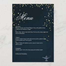 アラディンメニューカード メニュー