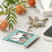 アラディン中国のヴィンテージ魔法ランタン キーホルダー (側面)