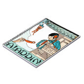 アラディン中国のヴィンテージ魔法ランタン ノートブック (左側)