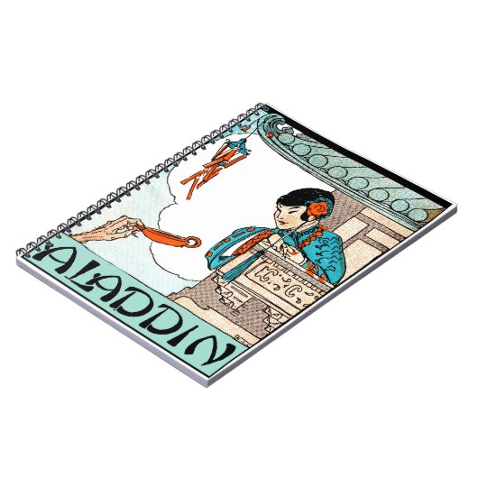 アラディン中国のヴィンテージ魔法ランタン ノートブック (左側)