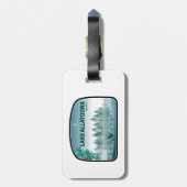 アラトオナジョージアディア湖 ラゲッジタグ (裏面縦)