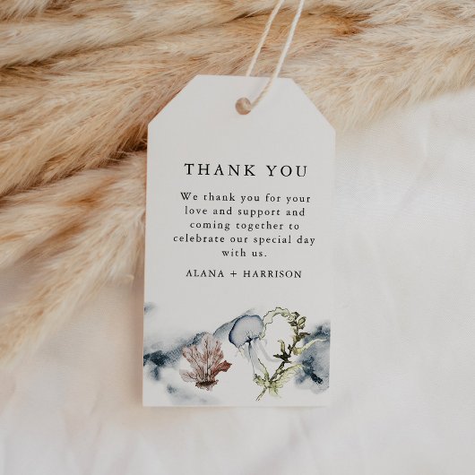 アラナトロピカル海コーラルゼリー魚ビーチのお願い ギフトタグ