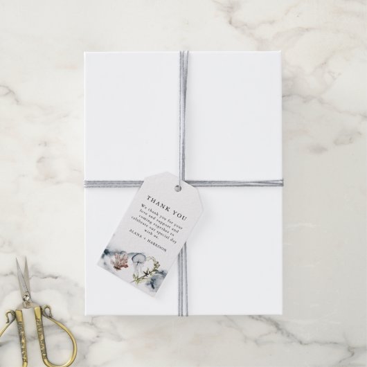 アラナトロピカル海コーラルゼリー魚ビーチのお願い ギフトタグ (より糸付き)