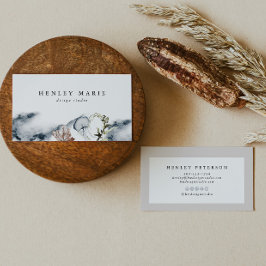 アラナ熱帯ビーチ海ゼリー魚水彩 名刺