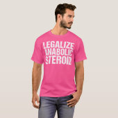アラニートアナボリックステロイド – ジムボディビル Tシャツ (正面フル)