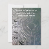 アラネウス・オービューザー・スパイダー ハロウィン招待状 招待状 (裏面)