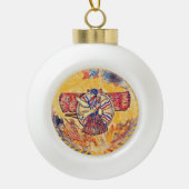 アラハアッシュルセラミックボールオーナメント セラミックボールオーナメント (正面)