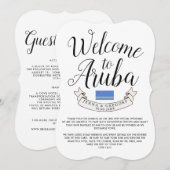 アラバへようこそ | 結婚式のカスタム 招待状 (正面/裏面)